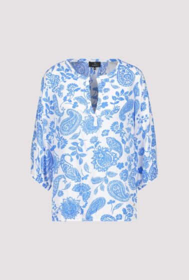 Monari Blouse Sea Breeze Paisleypatroon