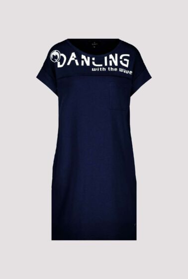 Monari Sweatjurk met Tekst Deep Sea