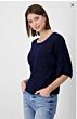 Monari Pullover Pailletten Navy 