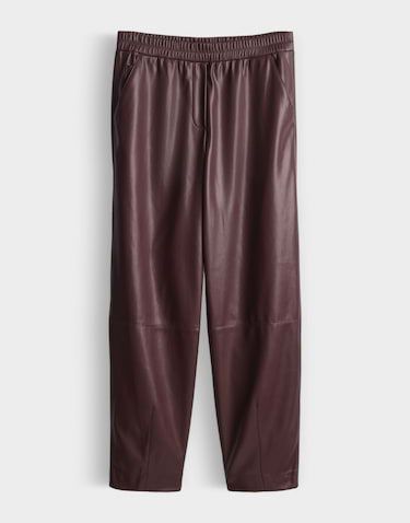Opus Myha Edgy Broek Dark Grape 