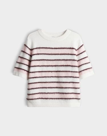 Opus Pimota Trui Stripe Rose Tint