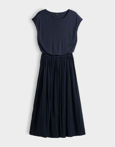 Opus Wabella Jurk Coal Blue 