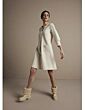 Summum Woman Dress Pockets Punto Milano 