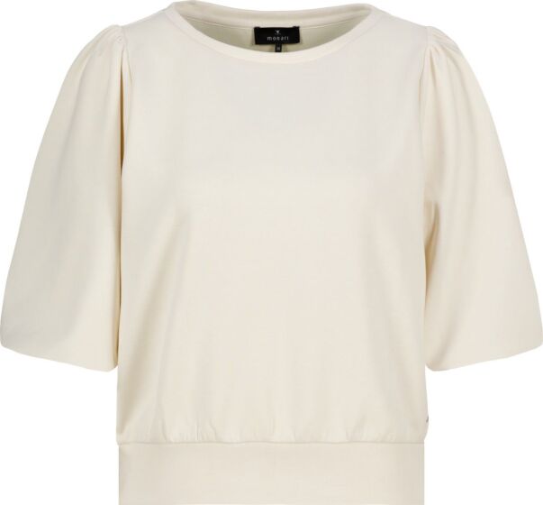 Monari Sweatshirt Pofmouwen Antique White 