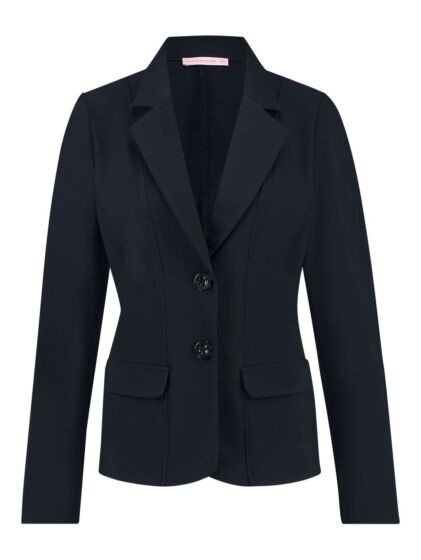 Studio Anneloes Bright bonded Blazer Dark Blue