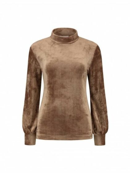 Helena Hart Col Velour Uni Latte