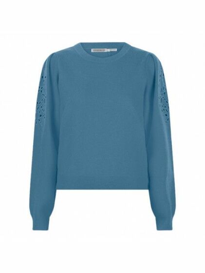 Esqualo Sweater Embroidery Anglaise