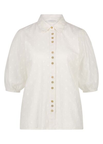 Tramontana Puff - Sleeved Blouse Offwhite 