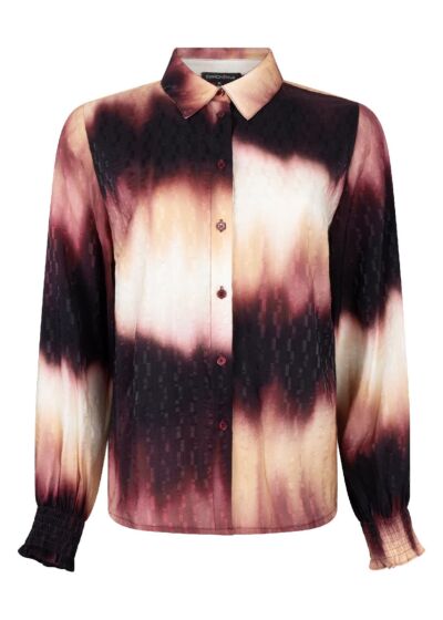 Tramontana Blouse Autumn Tie Dye Pomegranate