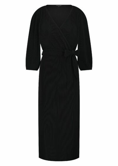Tramontana Dress Plisse Black 