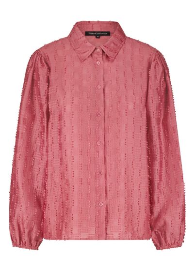 Tramontana Fancy Embroidered Blouse Rosewood