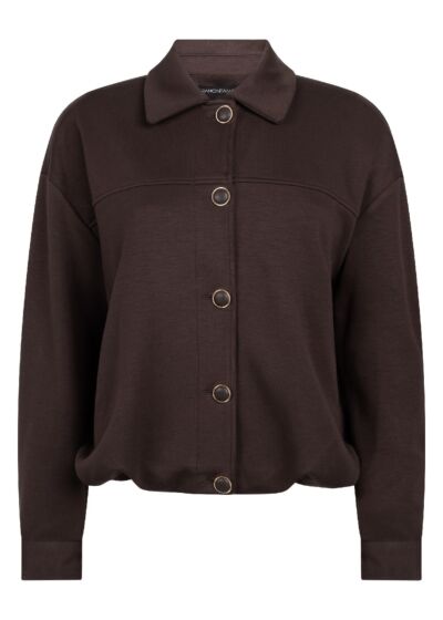 Tramontana Technical Sweat Jacket Cafe Noir 