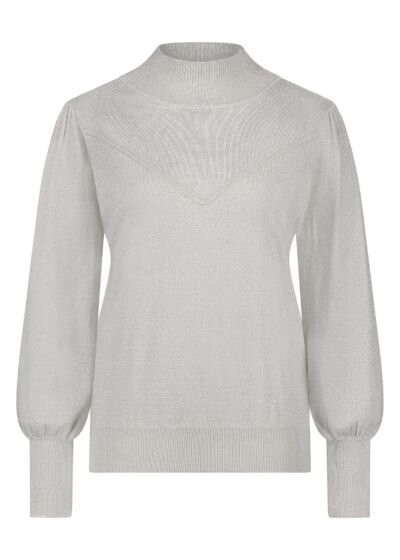 Tramontana Jumper V Knit Light Grey 