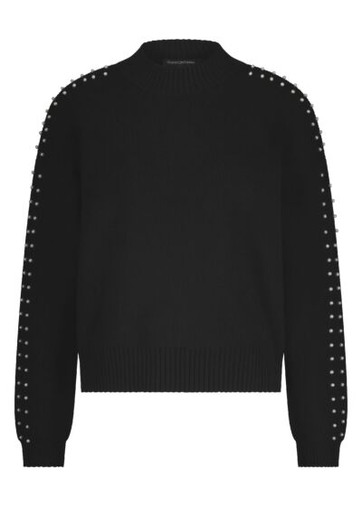 Tramontana Jumper Pearl Detail Black 