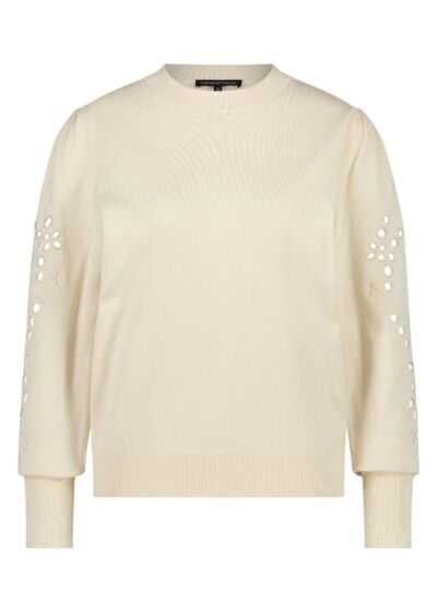 Tramontana Jumper Embroidery Cream