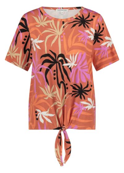 Tramontana T-Shirt Tropical Bliss Print Terra 