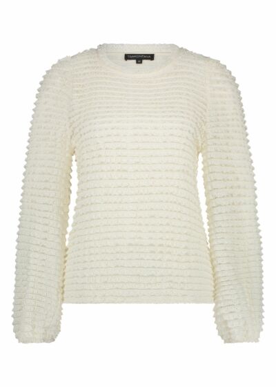 Tramontana Top Fancy Stretch Offwhite 
