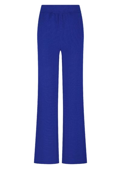 Tramontana Structured Wide-Leg Trousers Ink
