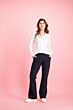 Studio Anneloes Flair Bonded Trousers Dark Blue 