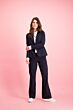 Studio Anneloes Bright bonded Blazer Dark Blue