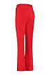Studio Anneloes Mae Bonded Flair Trousers Red