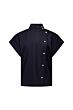 Studio Anneloes Danni Gold Stripe Blouse Dark Blue