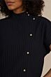 Studio Anneloes Danni Gold Stripe Blouse Dark Blue