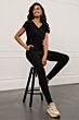 Studio Anneloes Downstairs Bonded Trousers Black