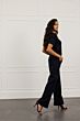 Studio Anneloes Lexie Bonded Trousers Dark Blue 