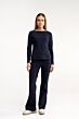 Studio Anneloes Flair Bonded Trousers Dark Blue 