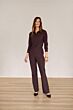 Studio Anneloes Flair Bonded Trousers Espresso 