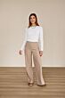Studio Anneloes Lexie Bonded Trousers Latte 