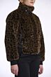 Rino & Pelle Ambra Short Fake Fur Jacket Leopard 