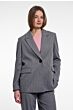Rino & Pelle Carla Blazer Mid Grey Pinstripe