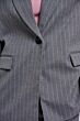 Rino & Pelle Carla Blazer Mid Grey Pinstripe