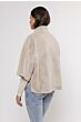 Rino & Pelle Faux Fur Cape Birch 