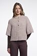Rino & Pelle Elco Knitted Cape Mocha Latte 