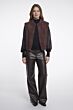 Rino & Pelle Elona Short Waistcoat Coffee Roast  
