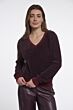 Rino & Pelle Keath V-Neck Pullover FUdge Sangria