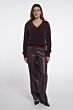 Rino & Pelle Keath V-Neck Pullover FUdge Sangria