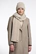 Rino & Pelle Leah Knitted Scarf Stone-one size