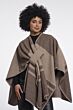 Rino & Pelle Levi Cape Toffee Check -one size