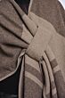 Rino & Pelle Levi Cape Toffee Check -one size