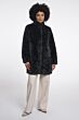 Rino & Pelle Lexis Faux Fur High Neck Urban Teal