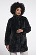 Rino & Pelle Lexis Faux Fur High Neck Urban Teal