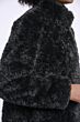 Rino & Pelle Lexis Faux Fur High Neck Urban Teal