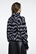Rino & Pelle Naura Boxy Sweater Grey Big Zebra 