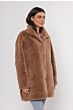 Rino & Pelle Nonna Fake Fur Coat Twigg 