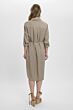 Rino & Pelle Nosa Button Down Dress Dusty Khaki