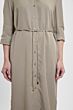 Rino & Pelle Nosa Button Down Dress Dusty Khaki